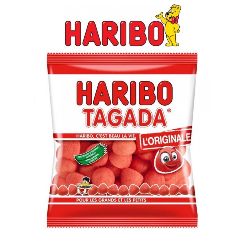 Haribo - Sachet de 120 grammes - Fraise Tagada - classique