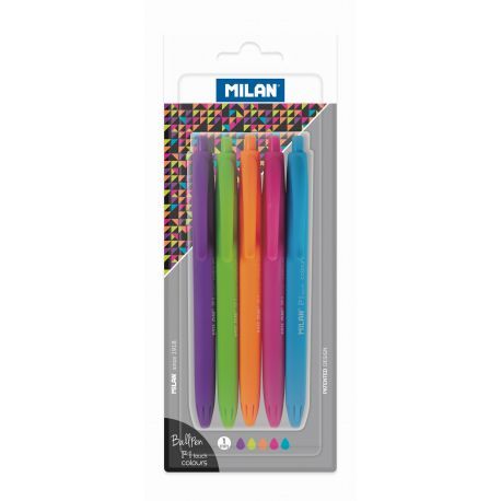 Blister 5 stylos P1 touch colours