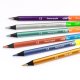 Crayons de couleur bicolores métal et fluo Blister 6 pcs