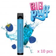 Big Puff Cigarette électronique jetable Soda framboise bleue 10 pièces