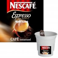 20 Gobelets pré dosés Nescafé espresso  non sucré