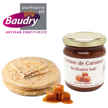 BAUDRY Crème Caramel beurre salé Pot 250g