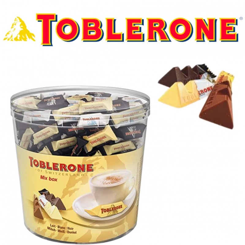 Toblerone – Assortiment de Mini Barres en Chocolat – Chocolats de