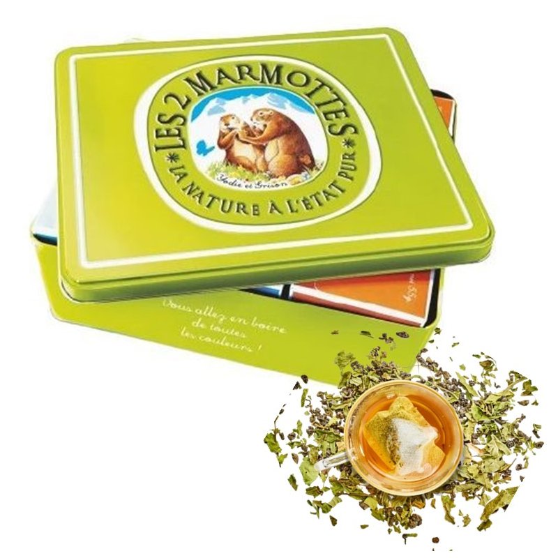 Coffrets cadeaux de thés et d'infusions - Les 2 Marmottes