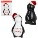 Tirelire pingouin "J'peux pas j'ai Noël"