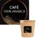 Café 100% arabica - Gobelets carton operculés