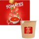 Velouté de tomates croûtons - Gobelets pré-dosés carton