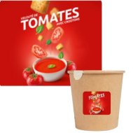 Velouté de tomates croûtons - Gobelets pré-dosés carton
